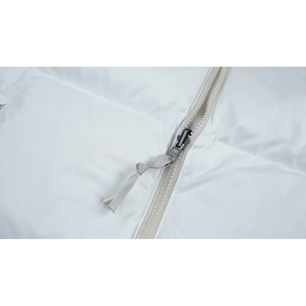 TheNorthFace Splicing White And Double Pinyin White