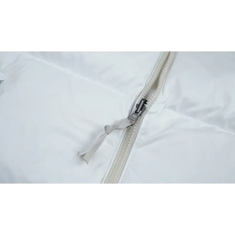 TheNorthFace Splicing White And Double Pinyin White