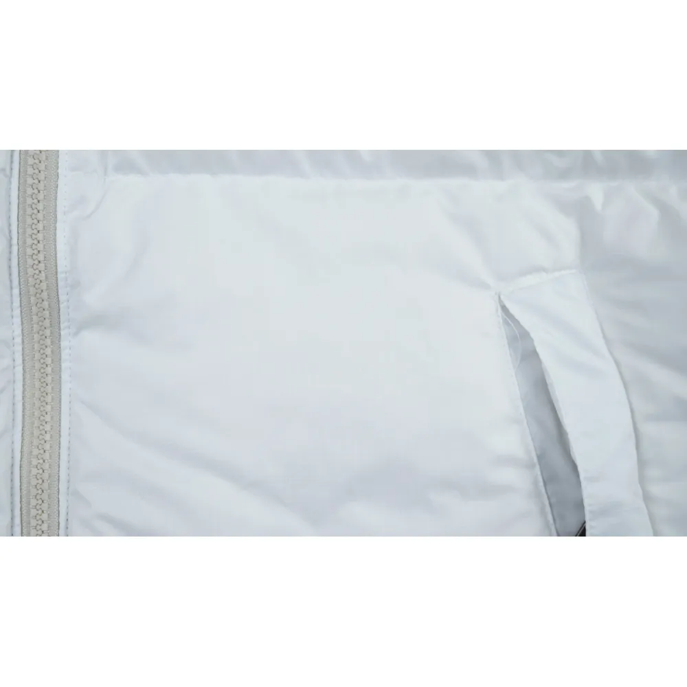 TheNorthFace Splicing White And Double Pinyin White