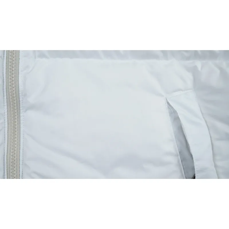 TheNorthFace Splicing White And Double Pinyin White