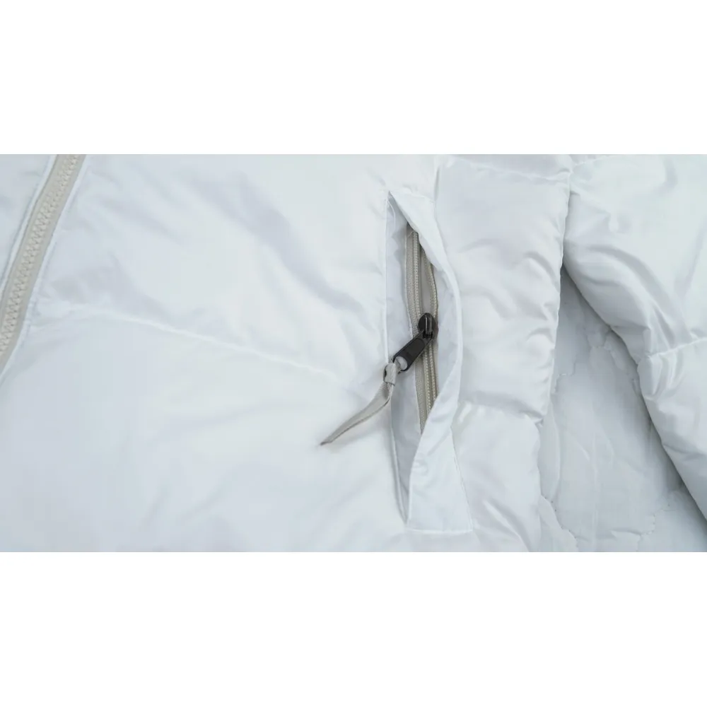 TheNorthFace Splicing White And Double Pinyin White