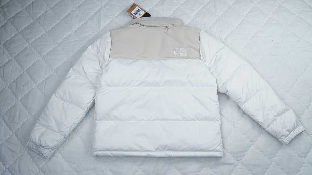 TheNorthFace Splicing White And Double Pinyin White