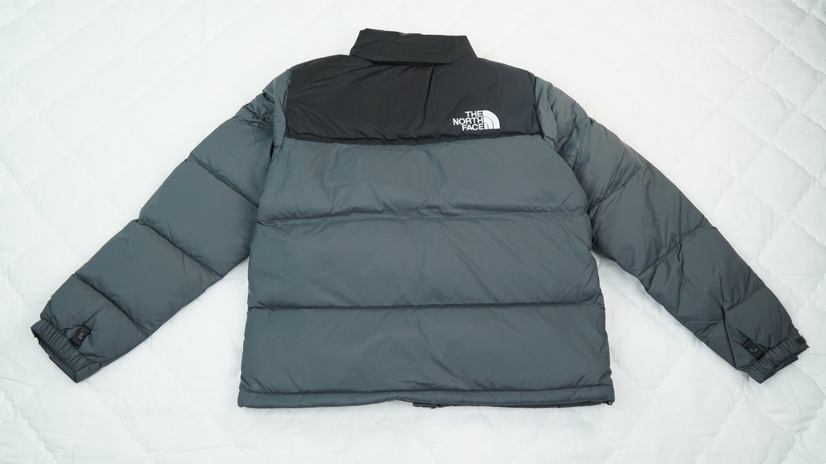 TheNorthFace Splicing White And Glossy Gray