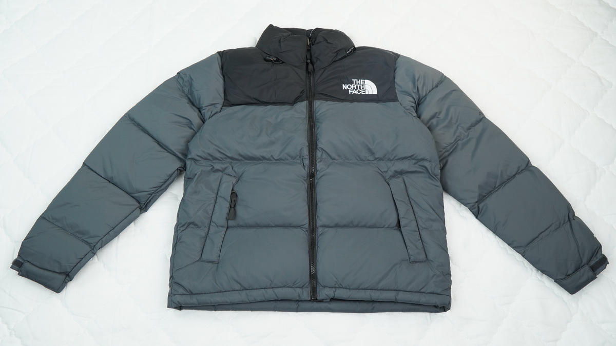 TheNorthFace Splicing White And Glossy Gray