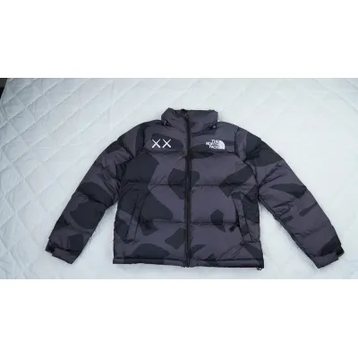 TheNorthFace Splicing White And  XX black 01