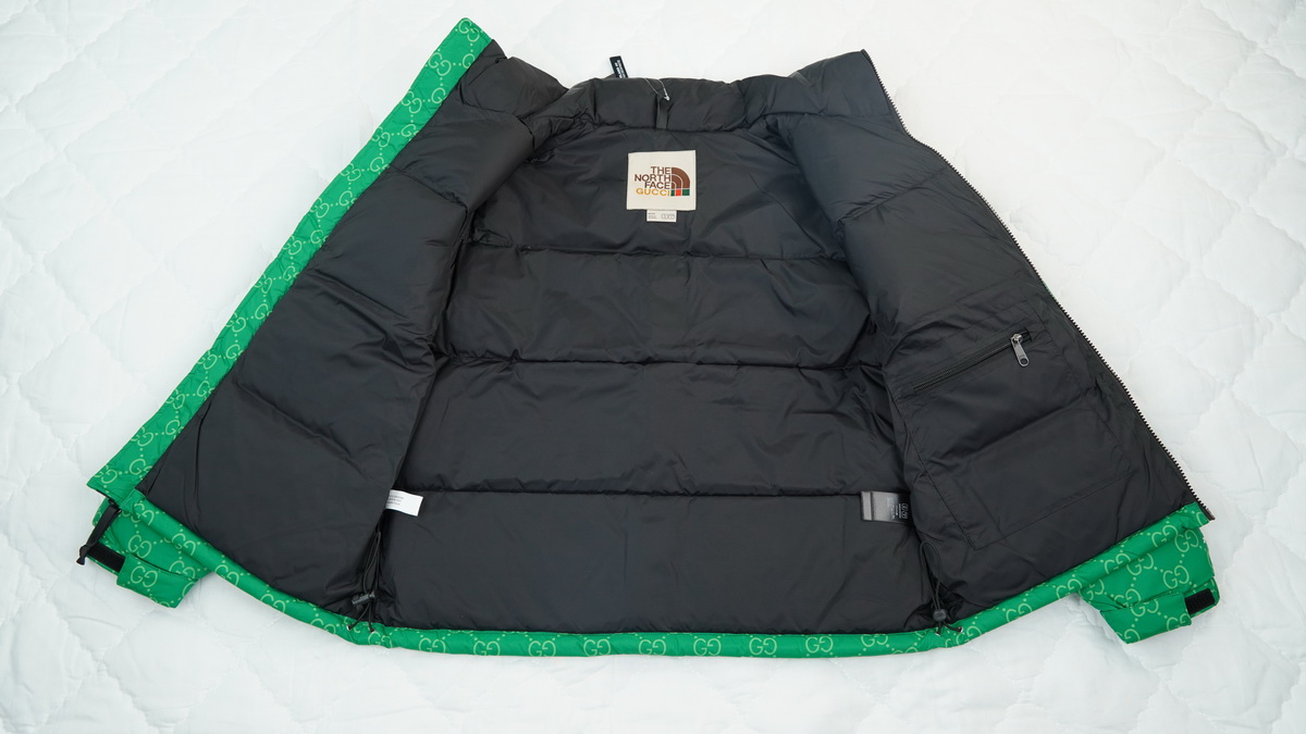TheNorthFace Splicing White And Green