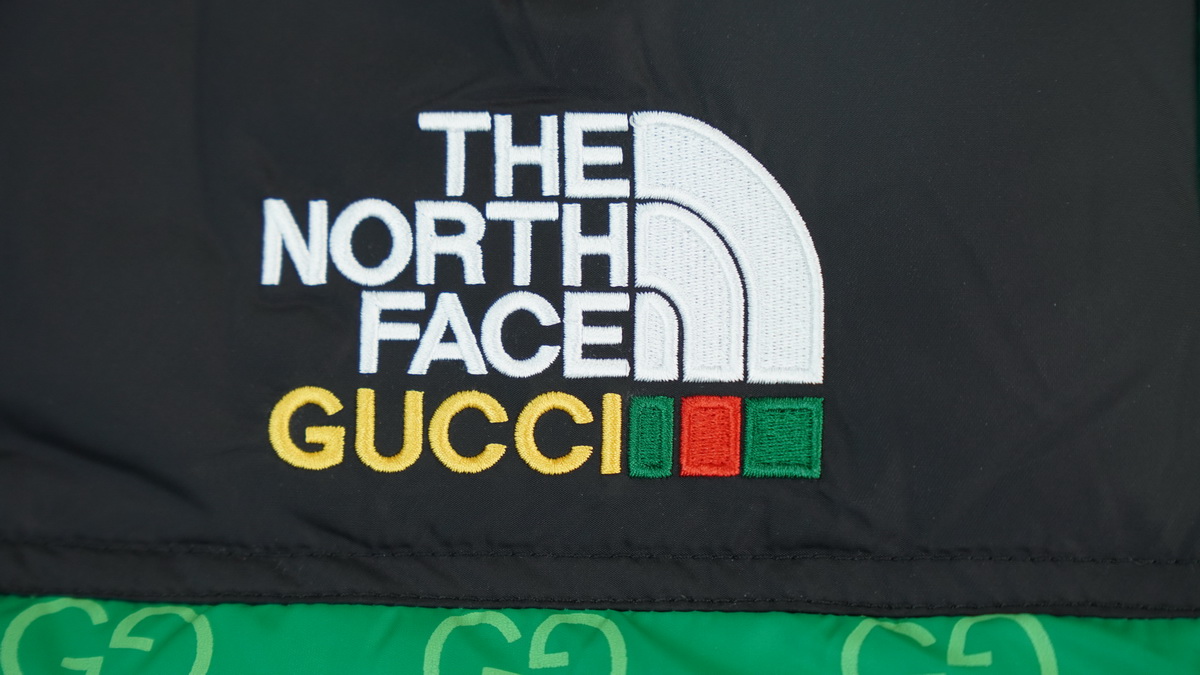 TheNorthFace Splicing White And Green