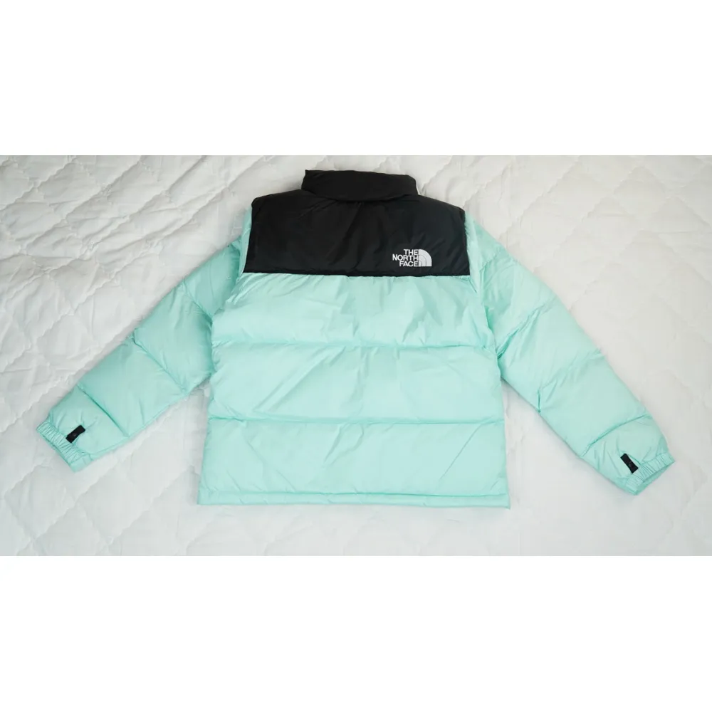 TheNorthFace Splicing White And  Celeste