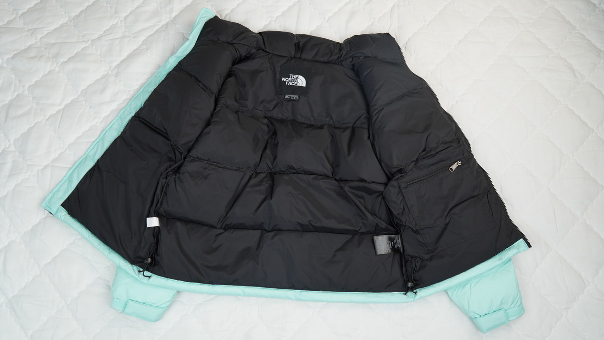 TheNorthFace Splicing White And  Celeste
