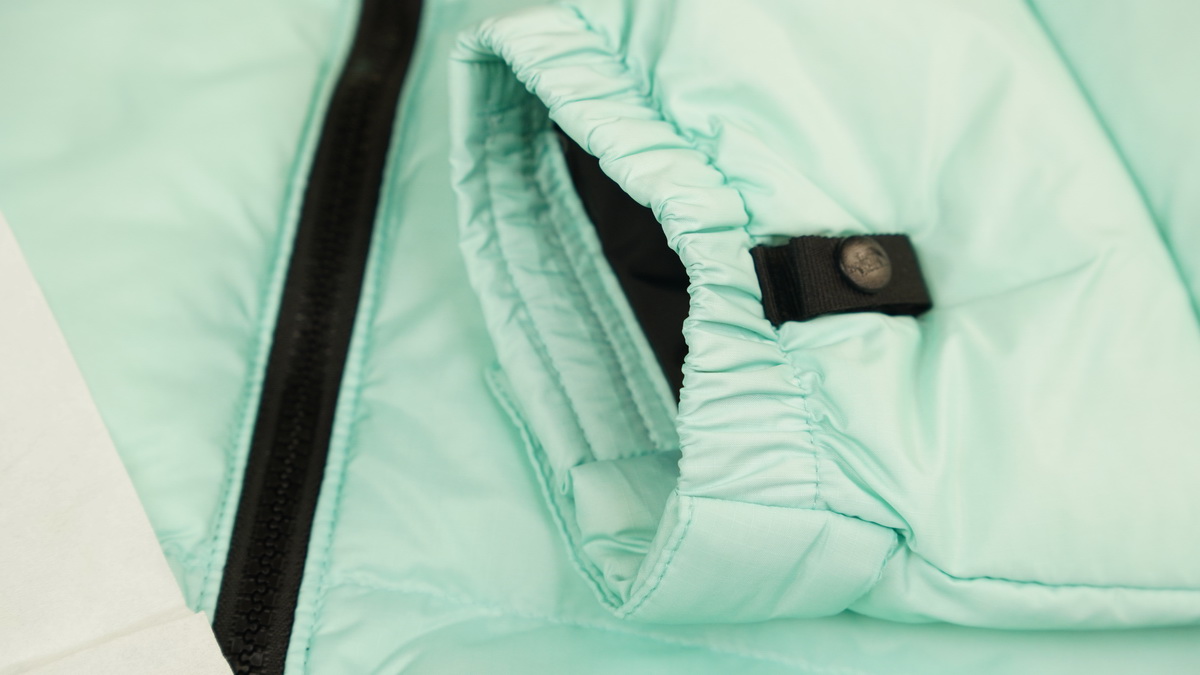 TheNorthFace Splicing White And  Celeste