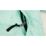 TheNorthFace Splicing White And  Celeste