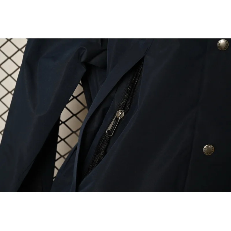 TheNorthFace Black and Navy Blue Interchange Jacket