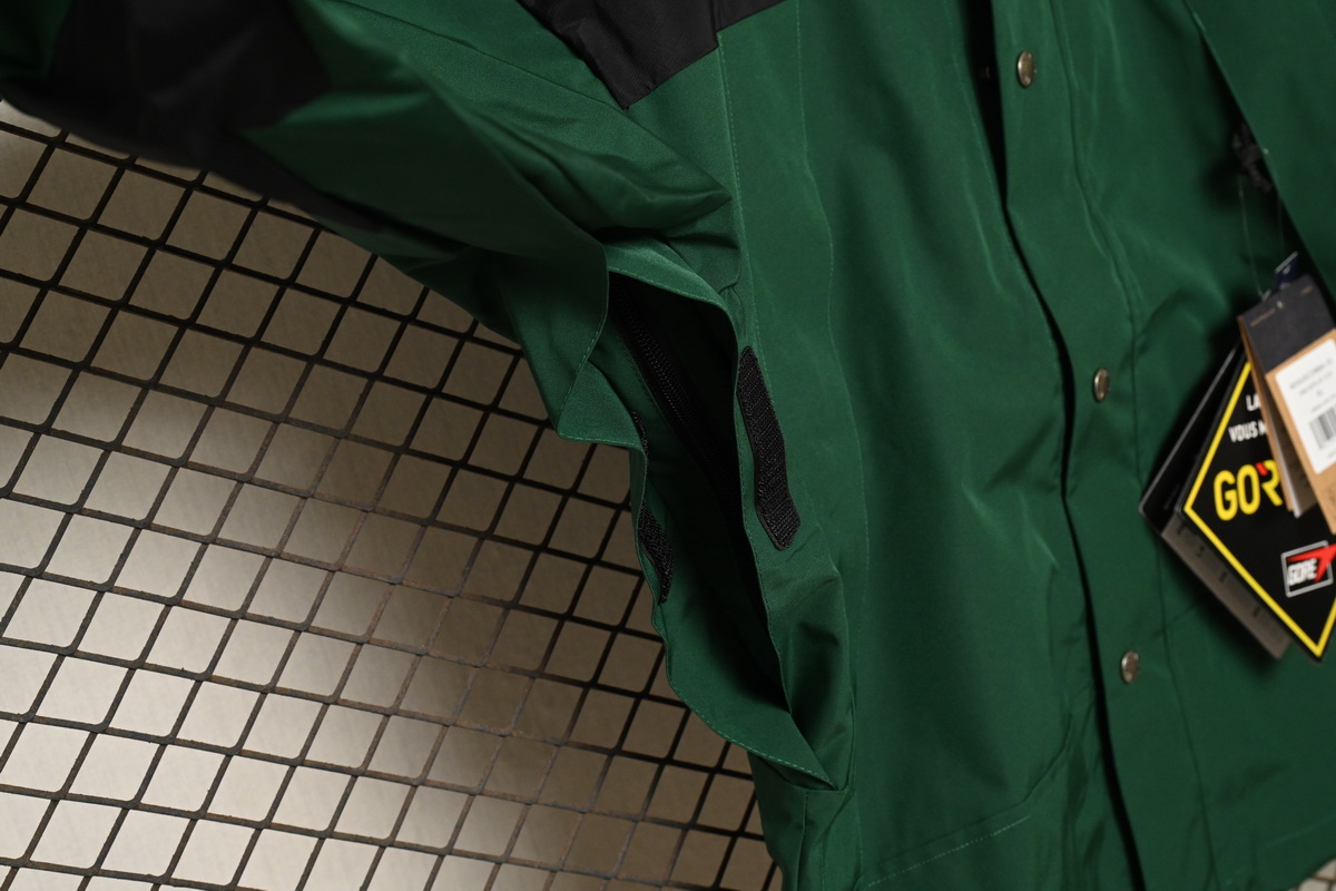 TheNorthFace Black and Blackish Green Interchange Jacket