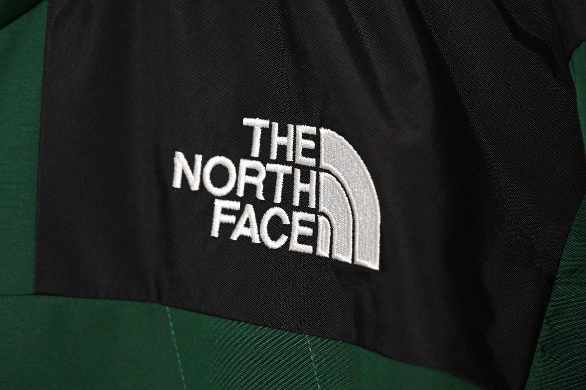 TheNorthFace Black and Blackish Green Interchange Jacket