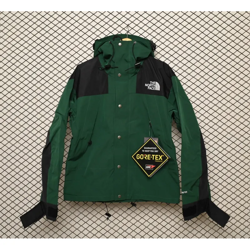 TheNorthFace Black and Blackish Green Interchange Jacket