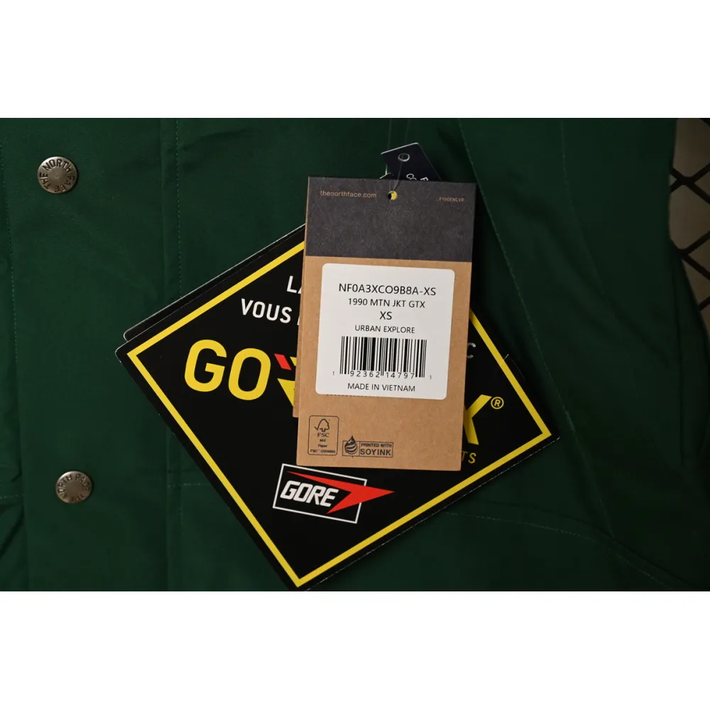 TheNorthFace Black and Blackish Green Interchange Jacket