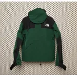 TheNorthFace Black and Blackish Green Interchange Jacket