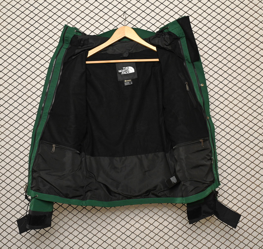 TheNorthFace Black and Blackish Green Interchange Jacket