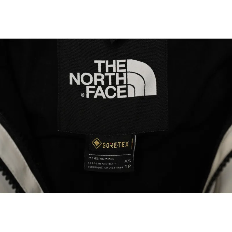 TheNorthFace Black and Milk White Color Matching Interchange Jacket