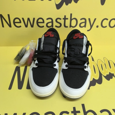 GET Jordan 1 Retro Low OG SP Travis Scott Olive Replica, DZ4137-106 02