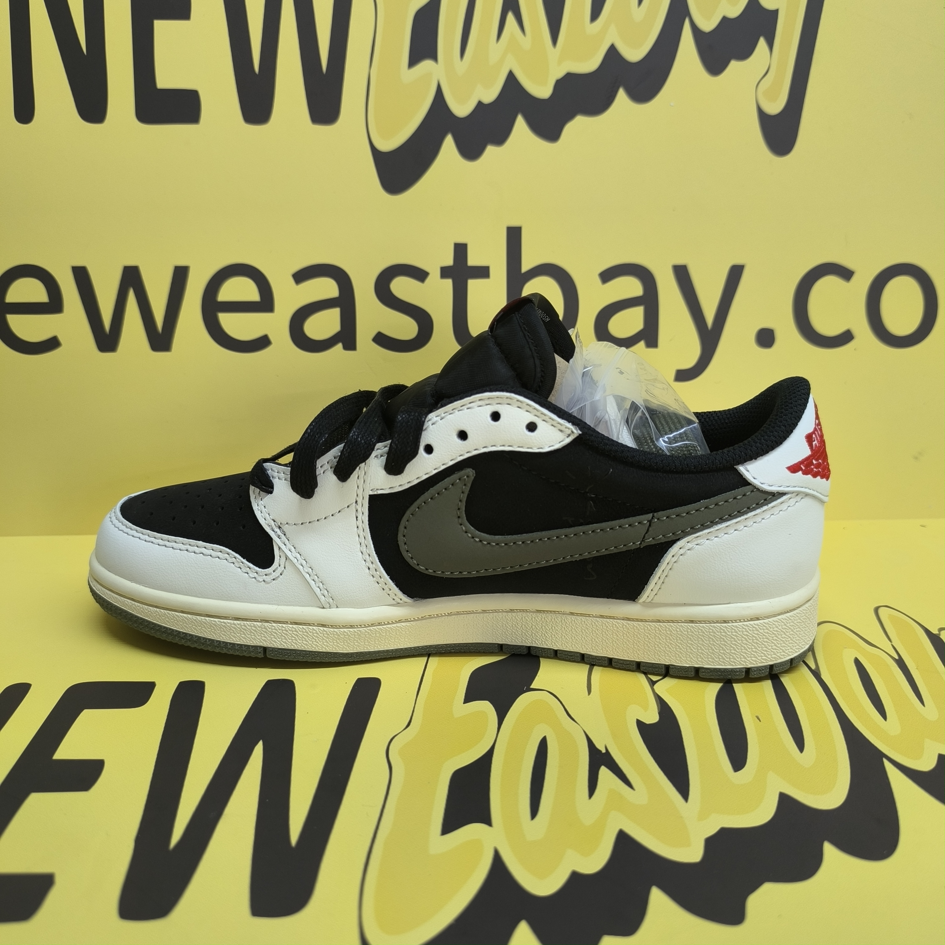 GET Jordan 1 Retro Low OG SP Travis Scott Olive Replica, DZ4137-106