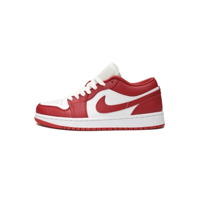 Jordan 1 Low Gym Red White 553560-611, Replica Shoes 01