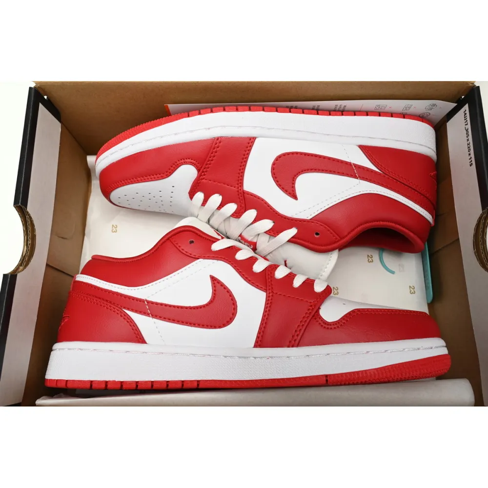 Special Sale Jordan 1 Low Gym Red White 553560-611