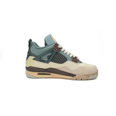  KNCW KNCW x Air Jordan 4 Retro Blue Grey Brown 02
