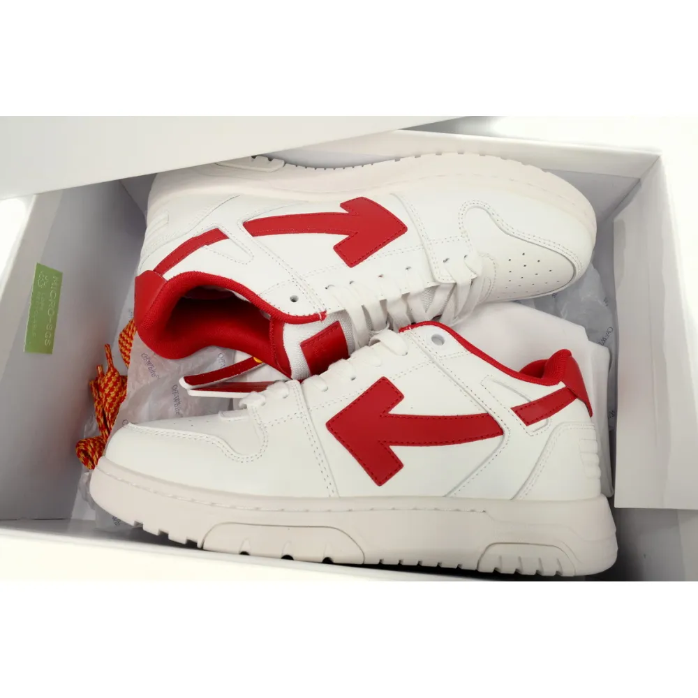  OFF-WHITE Out Of White White Red OMIA189G 23LEA007 0125