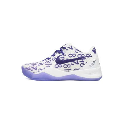  Kobe 8 Protro “White Court Purple” FQ3549-191 01