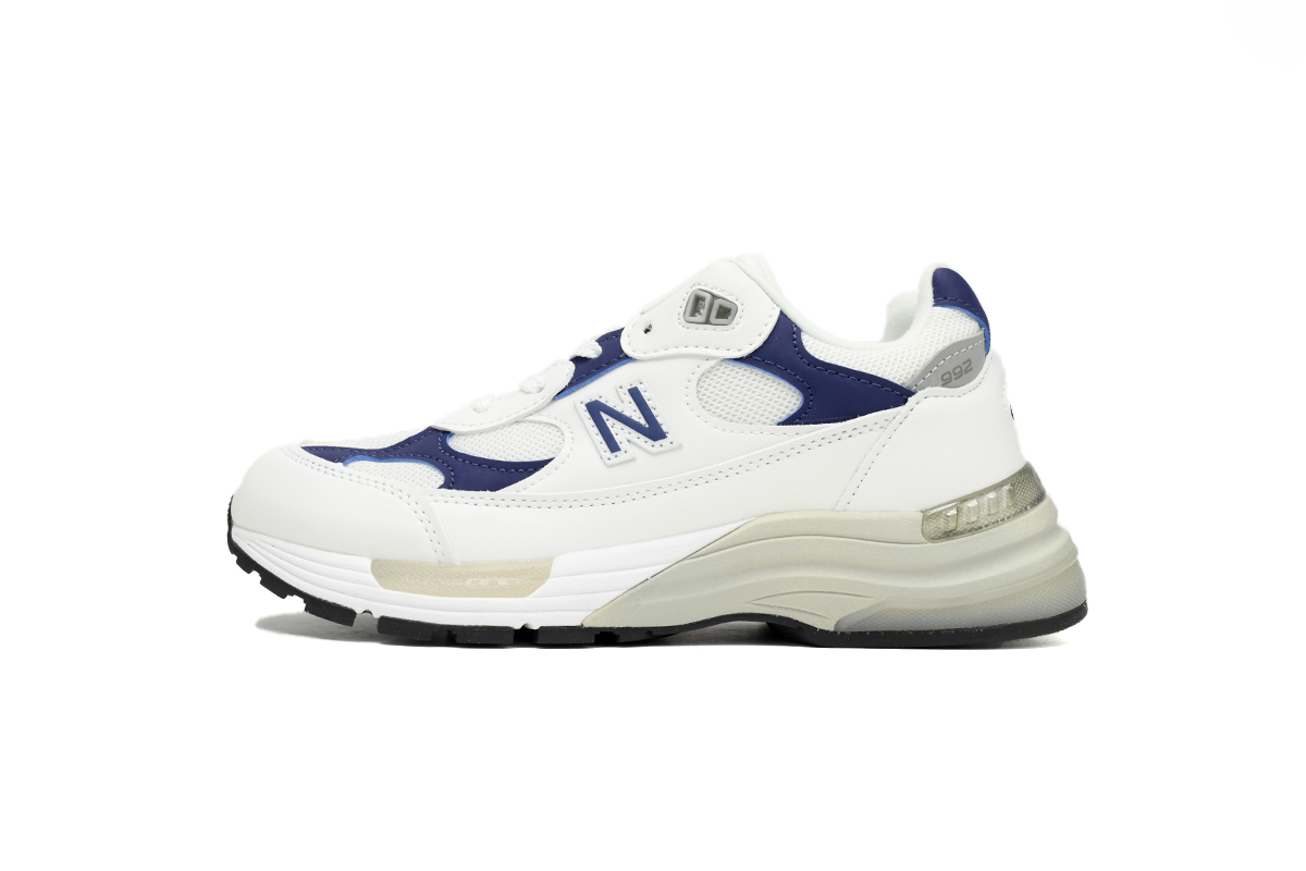  New Balance 992 White Navy M992EC