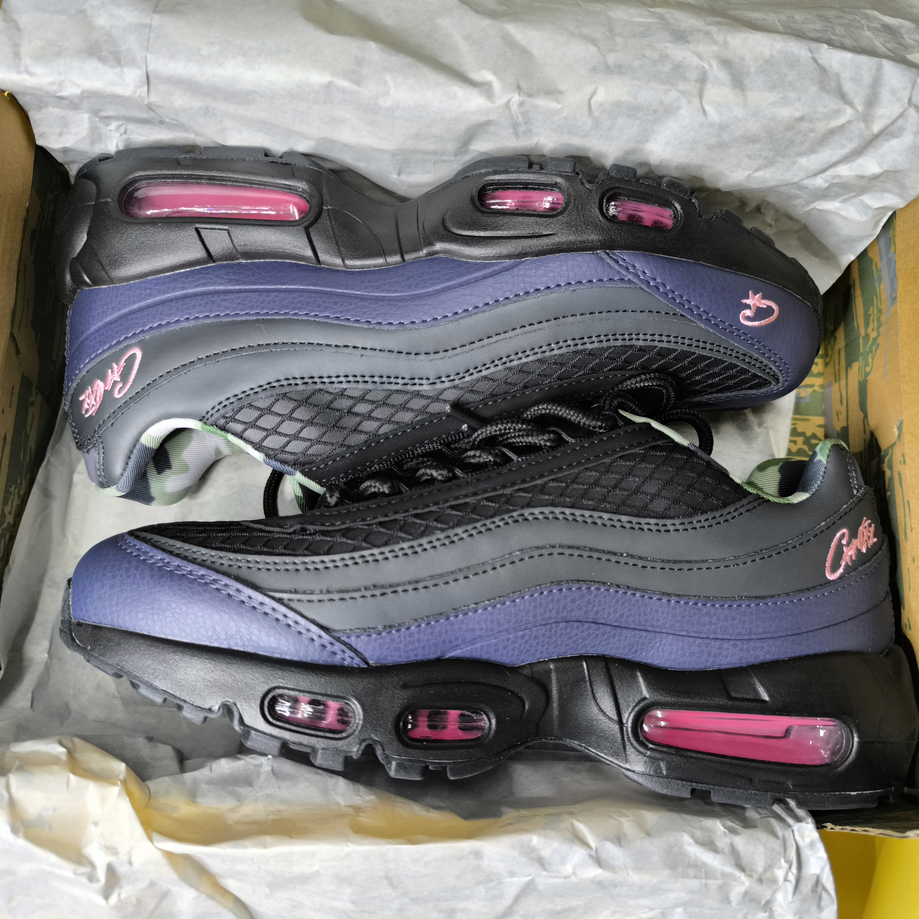【Flash Sale】Corteiz Corteiz x  Air Max 95 Pink Beam FB2709-001 