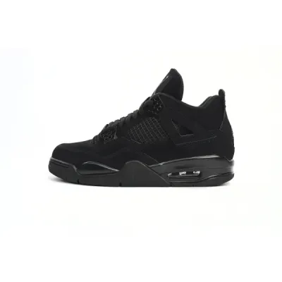 Combination Sales Jordan 4 Retro Black Cat Best Replica & T-shirt , CU1110-010 02
