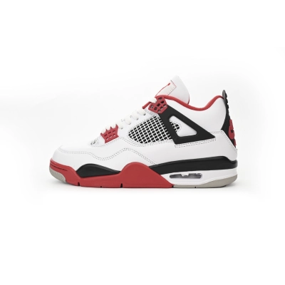 Combination Sales Jordan 4 Retro Fire Red Replica & T-shirt , DC7770-160 02