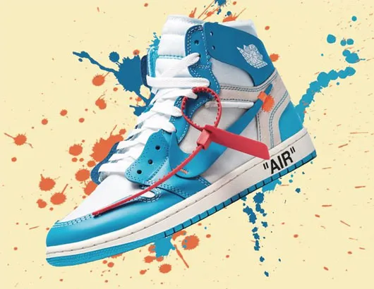 Eastbay Jordan 1 Retro High Off White University Blue official image exposure!