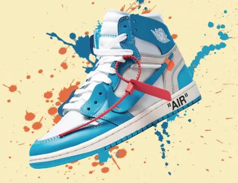 Eastbay Jordan 1 Retro High Off White University Blue official image exposure!