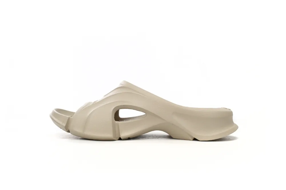 POP   Balenciaga Mold Slide Sandal Bei Ge 653874W3CE29300 