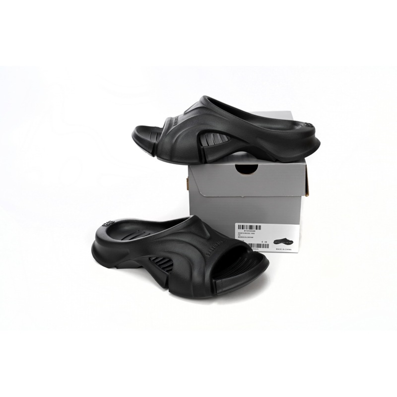 PKGoden  Balenciaga Mold Slide Sandal Black 653873W3CE21000  