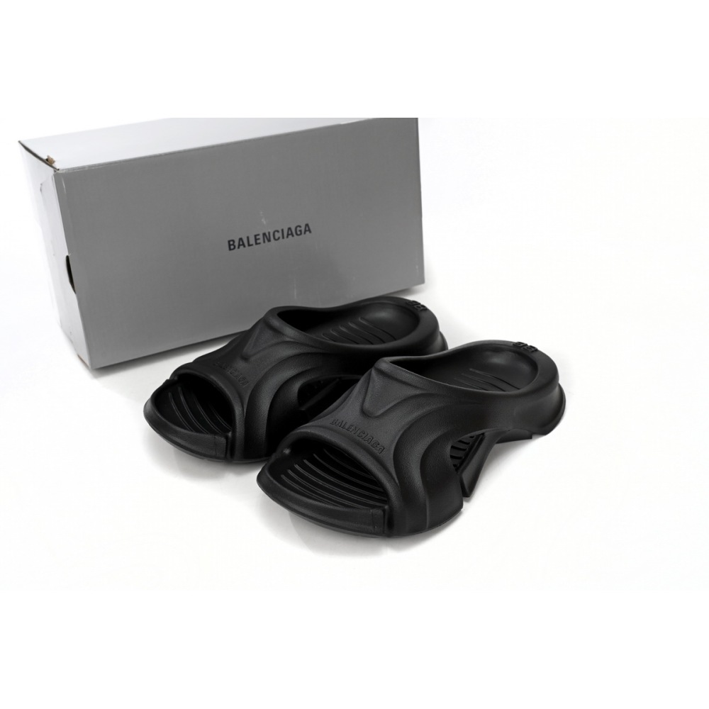 PKGoden  Balenciaga Mold Slide Sandal Black 653873W3CE21000  