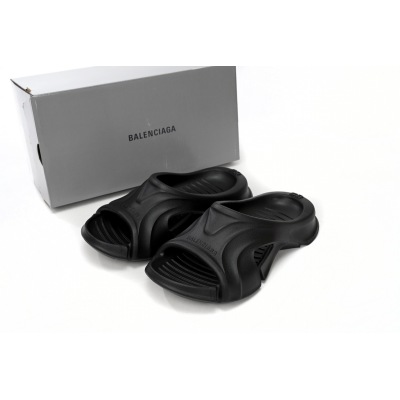 PKGoden  Balenciaga Mold Slide Sandal Black 653873W3CE21000   02