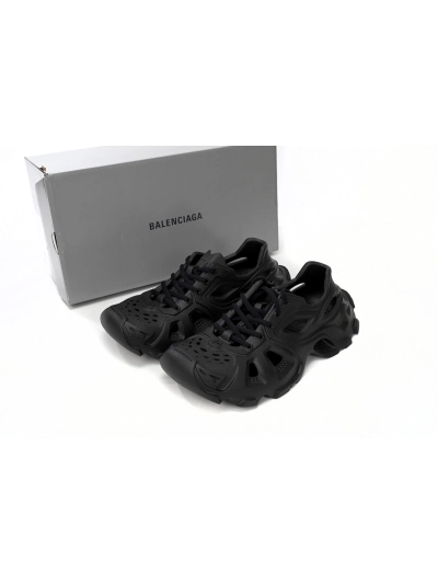 POP   BALENCIAGA HD Mule Black 702421W3CES1000  02