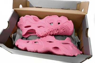 POP   BALENCIAGA HD Mule Cream Red 702416 W3CET 5000  02