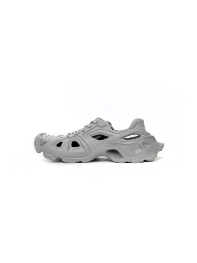 POP   BALENCIAGA HD Mule Grey 735249 W3CES 1200  01