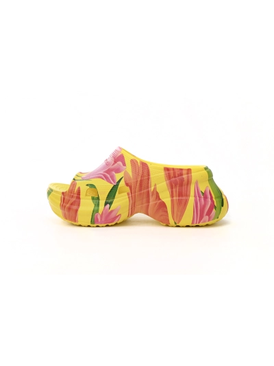 POP   BALENCIAGA Pool Croc Watermark Yellow 677389 W1S8F 7053  01