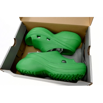 PKGoden  BALENCIAGA Pool Crocs Green 677386 W1S8E 3033  02
