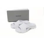 PKGoden  Balenciaga Mold Slide Sandal White 653874 W3CE2 9000