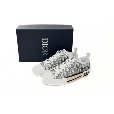 Dior B23 HT Oblique Transparency Low  White Black 02