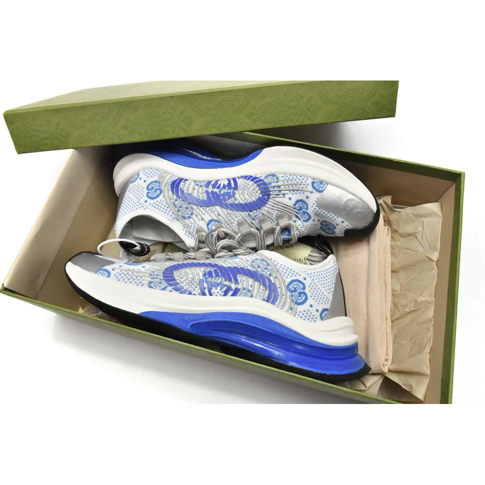 Gucci Run Sneakers White Blue 680900-USN10-8485 