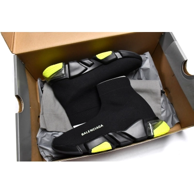 PKGoden  Balenciaga Speed Trainer Black Green 02