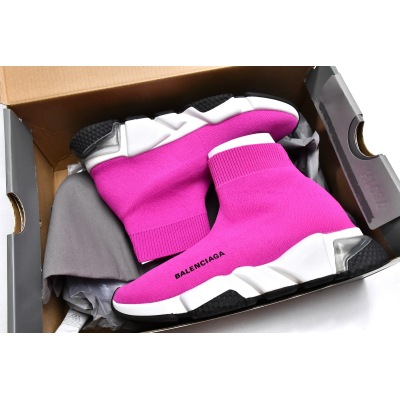 PKGoden  Balenciaga Speed Trainer Rose Red 02